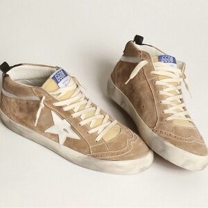 Golden Goose Brown Suede Midstar Sneaker Size 43 Brand New
